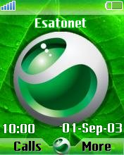 SE green leaf k700 theme