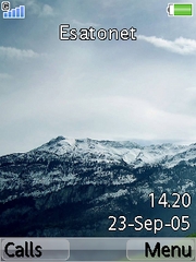 Snow - Mountain K810 theme