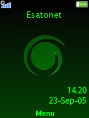 Green theme for Sony Ericsson K850