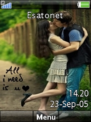 All I Need Is Love theme for Sony Ericsson G502