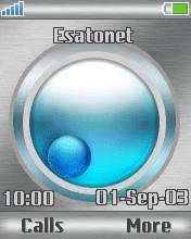 Metallicblue k700 theme