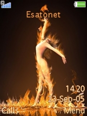 Dance Of Fire W580 theme