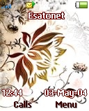 Paintet leaves K510 / K510i theme