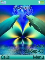 Dolphin aura K770  theme