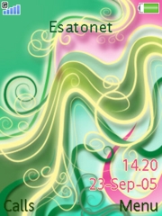 Curls theme for Sony Ericsson K800