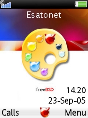 FreeBSD Three W580 theme