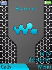 Blue Energy K810 theme