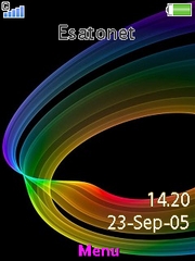 Rainbows theme for Sony Ericsson G705