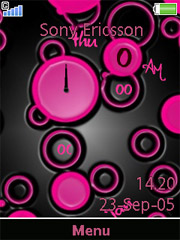 Dual Clock W705  theme