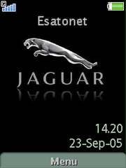 Jaguar XKR theme for Sony Ericsson Naite