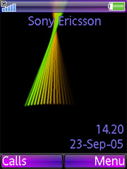 Strobe theme for Sony Ericsson S500 / S500i