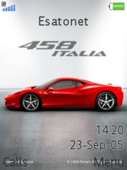 Ferrari Italia theme for Sony Ericsson W580 / W580i