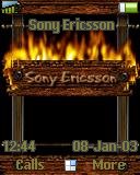 Burning K500 / K500i theme
