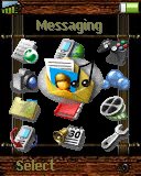 Burning K500 / K500i theme