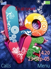 Love colory K800 / K800i theme