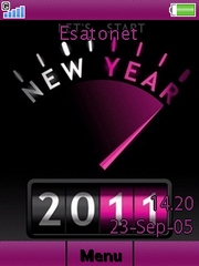 New Year 2011 theme for Sony Ericsson Cedar