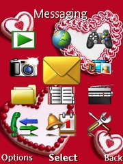 Valentine cookie theme for Sony Ericsson Z780