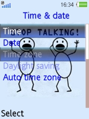 Stop talking 