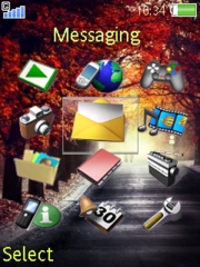 The Road theme for Sony Ericsson K800