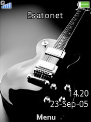 Black Guitar Cedar  theme